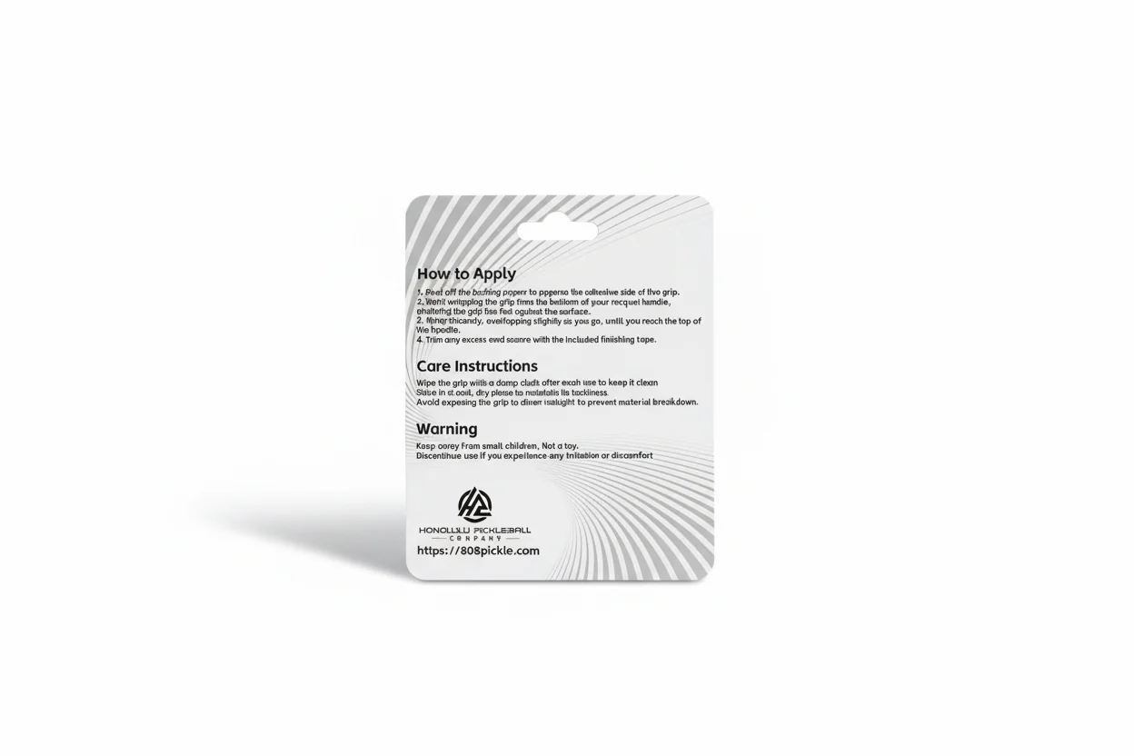 Honolulu Pickleball Company Paddle Overgrip Wrap (3-Pack) - Image 6